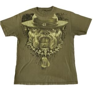 United States Marines Semper Fi Dog Tags T-Shirt Mens Distressed XL